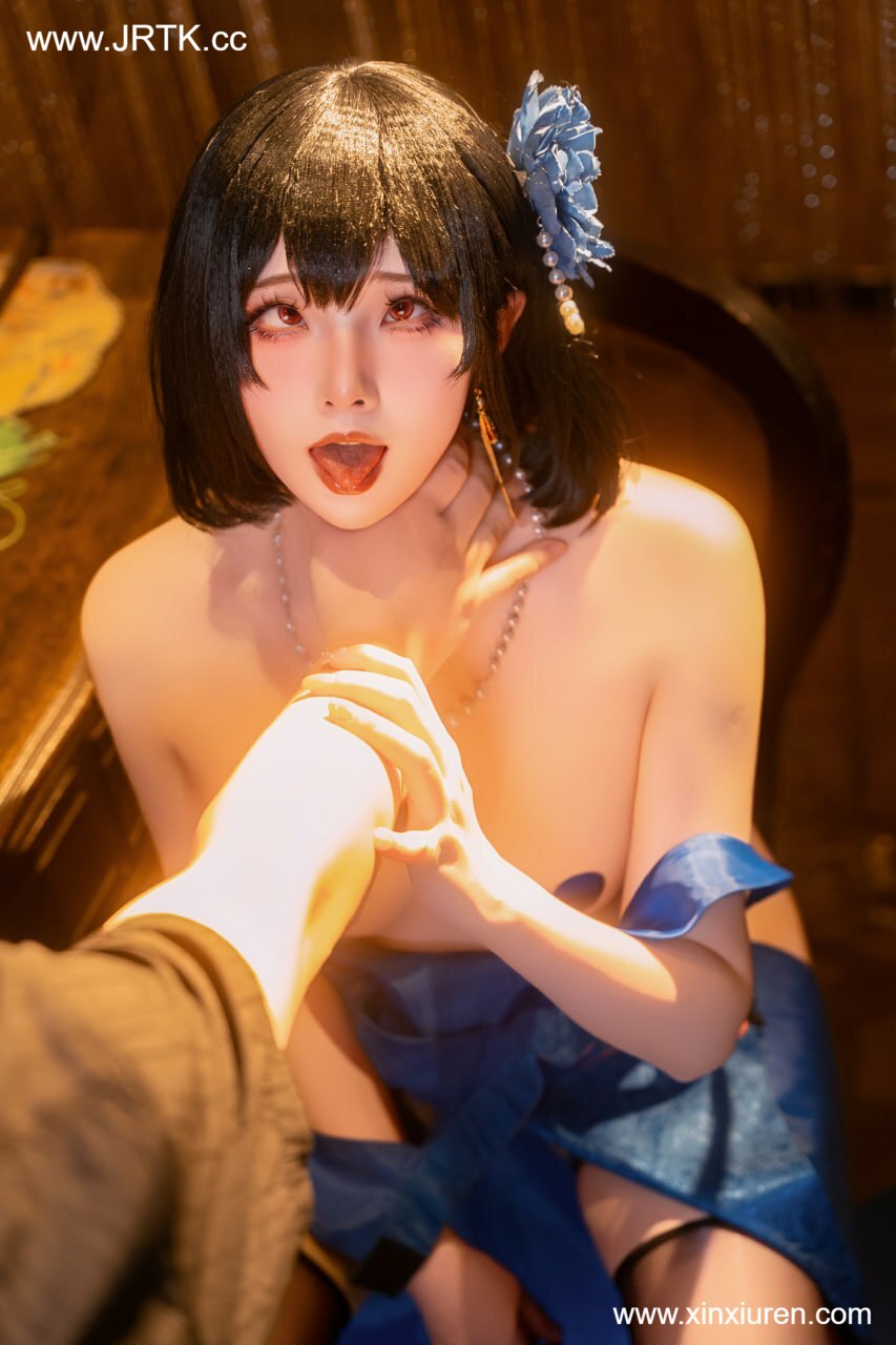 夏夏子 旗袍黑丝 9